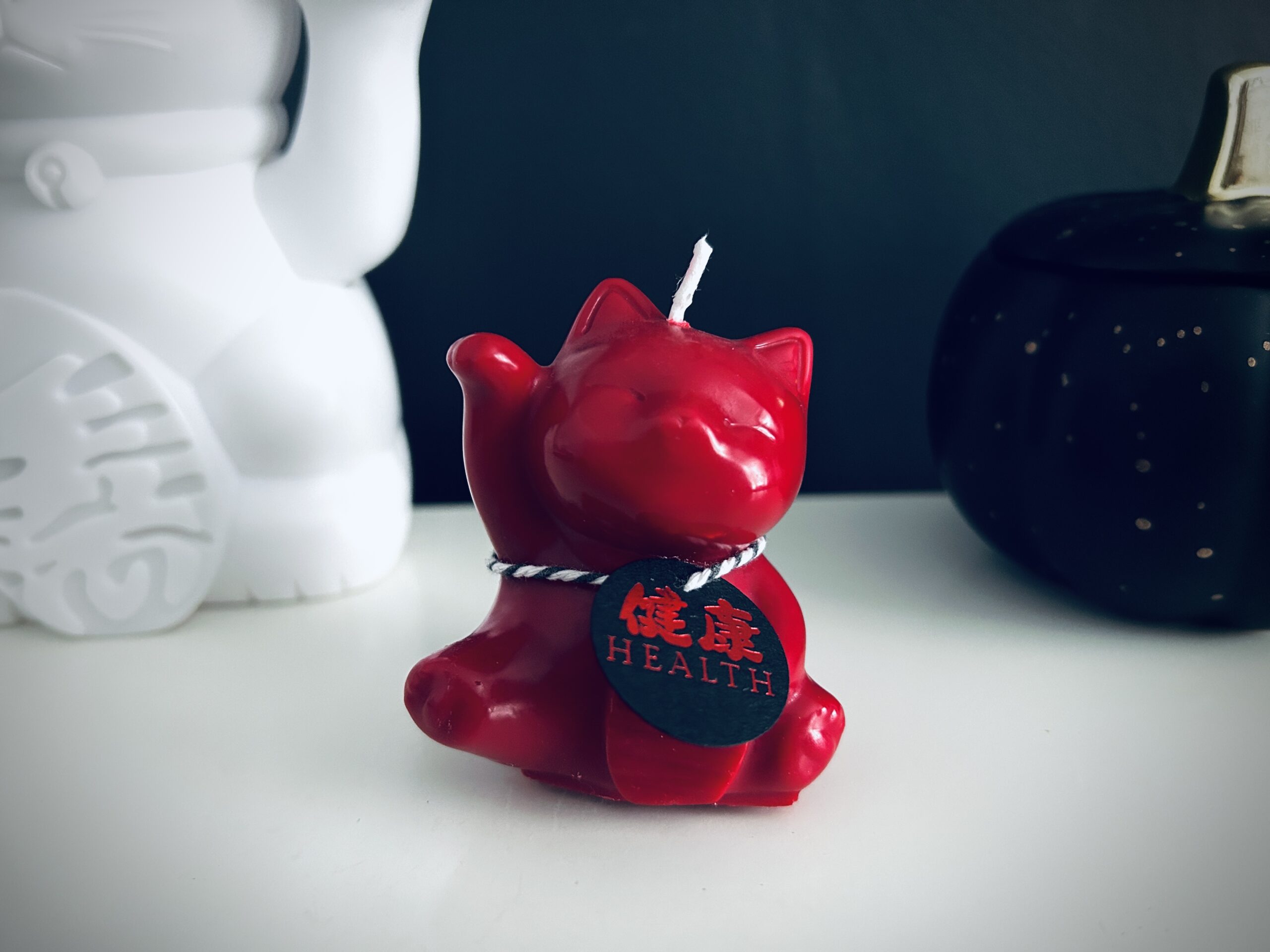 Maneki Neko Scented Candle - kenkou  健康- Good Health