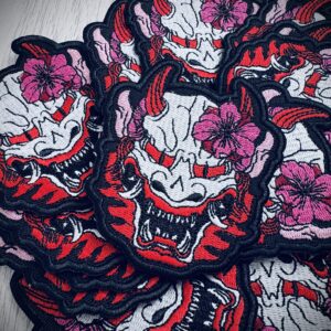 Hannya Mask Embroidered Patch