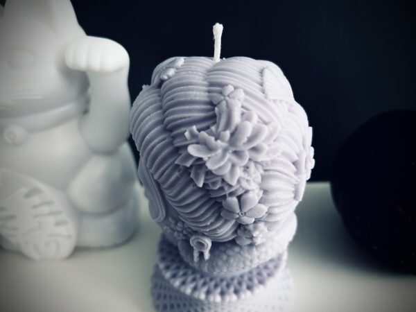 Demon Mask Candle - Lavender Earl Grey - Image 4